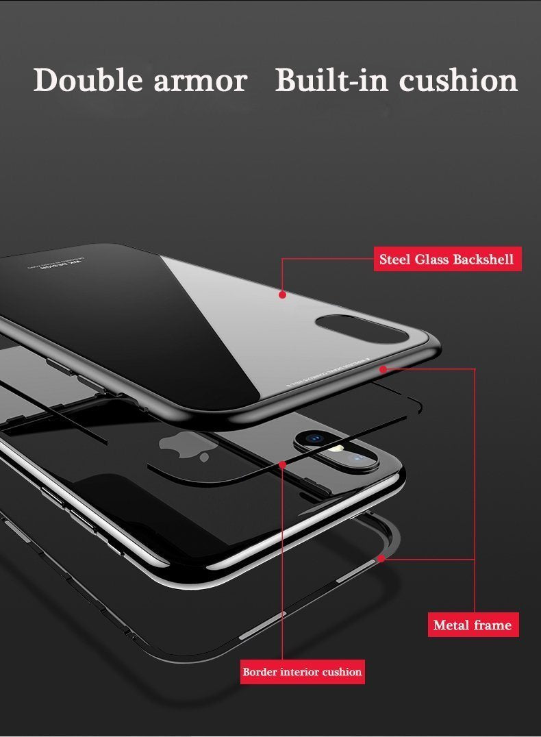 Magnetic Adsorption iPhone Case - LuxeGuard