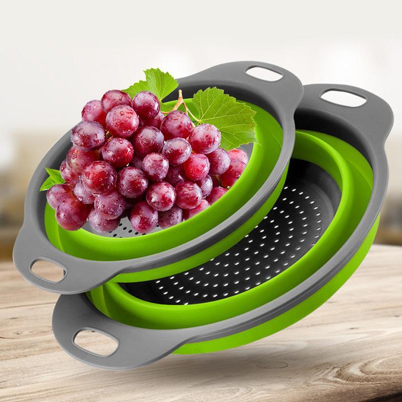 Folding Silicone Drain Basket - AquaEase