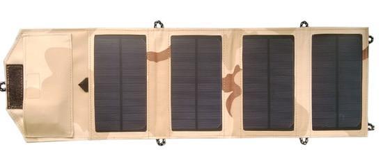 Solar Charger - EcoVolt Foldable 8W Portable Power Bank