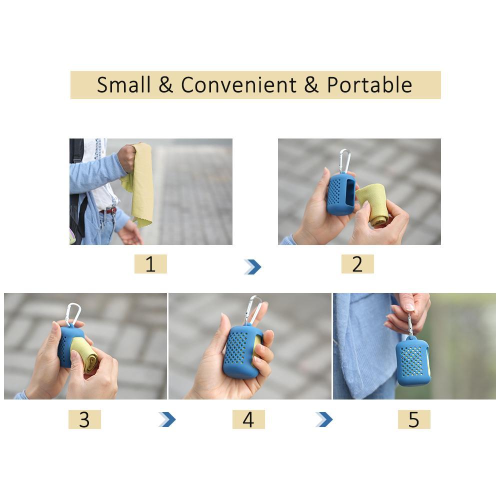 QuickDry Portable Mini Towel - AquaLux Essentials