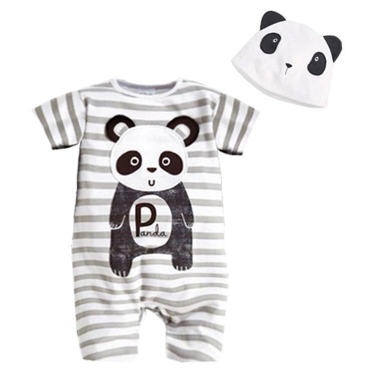 Panda Romper - LuxeBaby Essentials