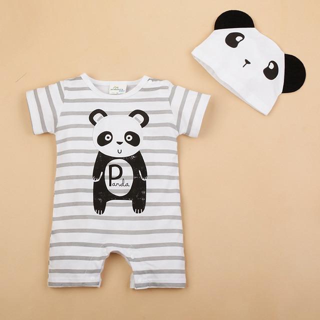 Panda Romper - LuxeBaby Essentials