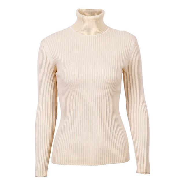 Knitted Turtleneck Sweater - Luxe Threads