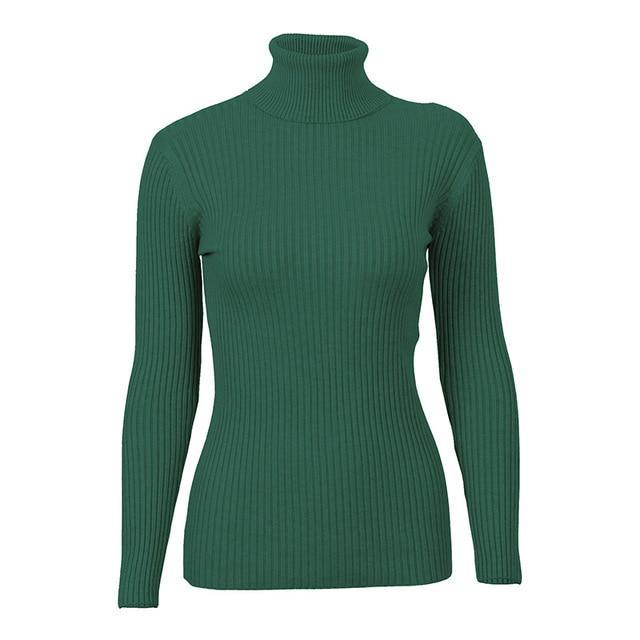 Knitted Turtleneck Sweater - Luxe Threads