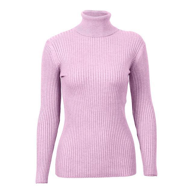 Knitted Turtleneck Sweater - Luxe Threads