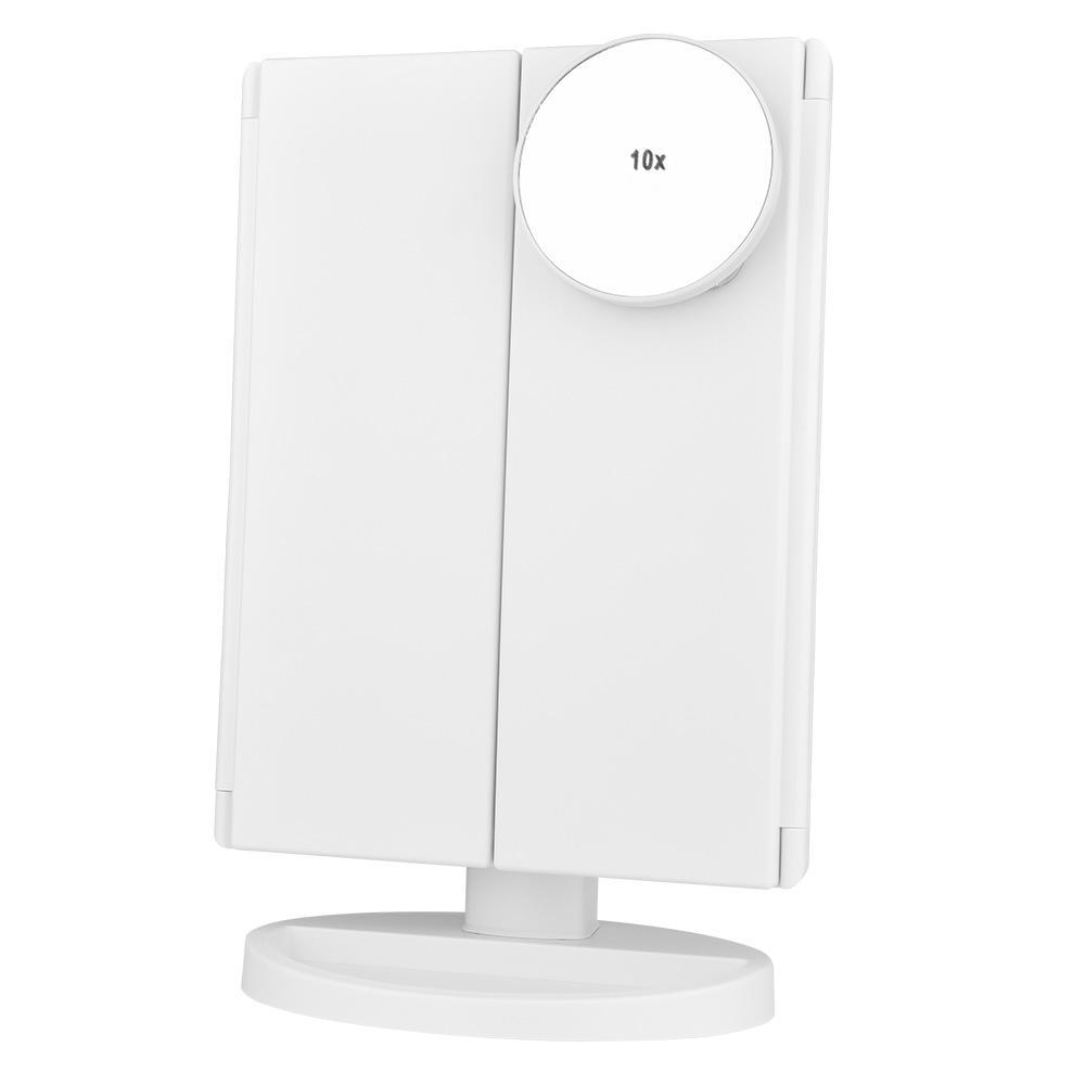 Lighted Magnifying Makeup Mirror - LuxeGlow