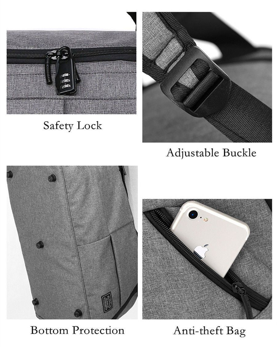 Anti-theft Carry-on Duffel Bag - LuxeGuard