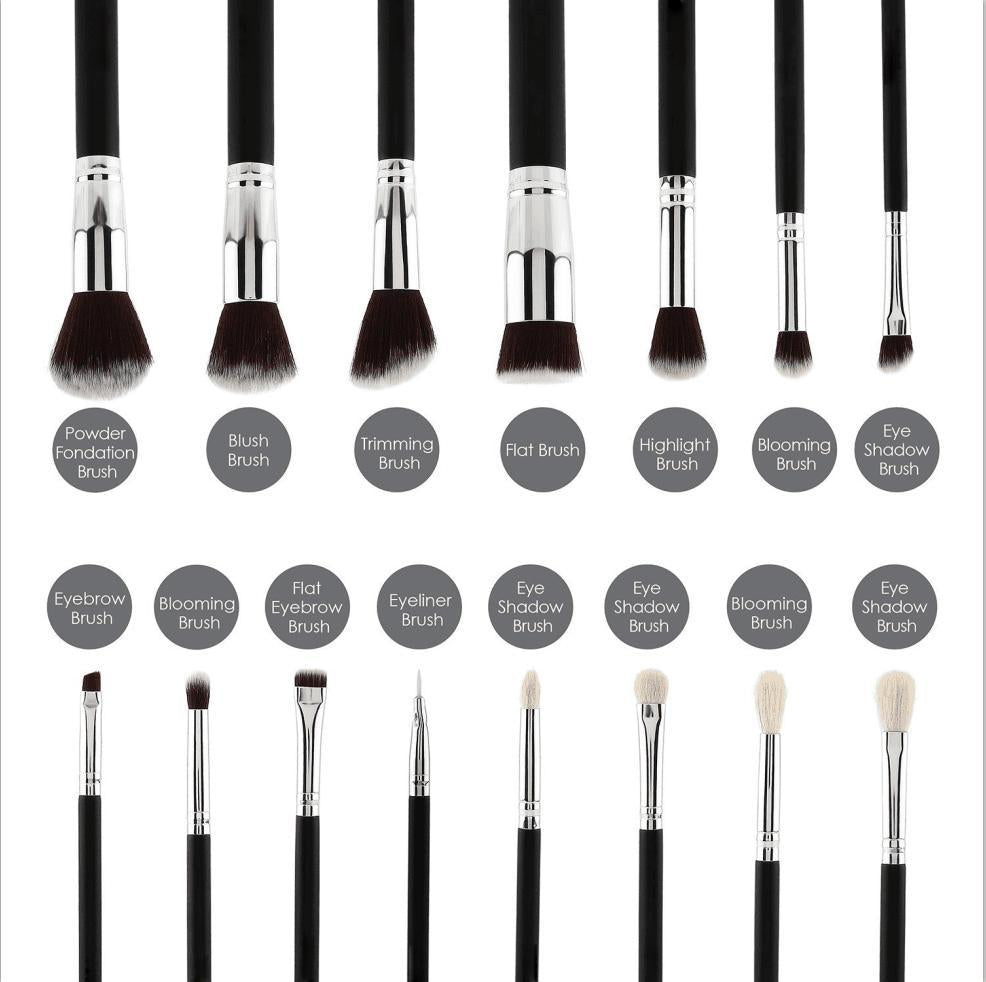 Cosmetic Shadow Makeup Brushes Set - LuxeBlend Essentials