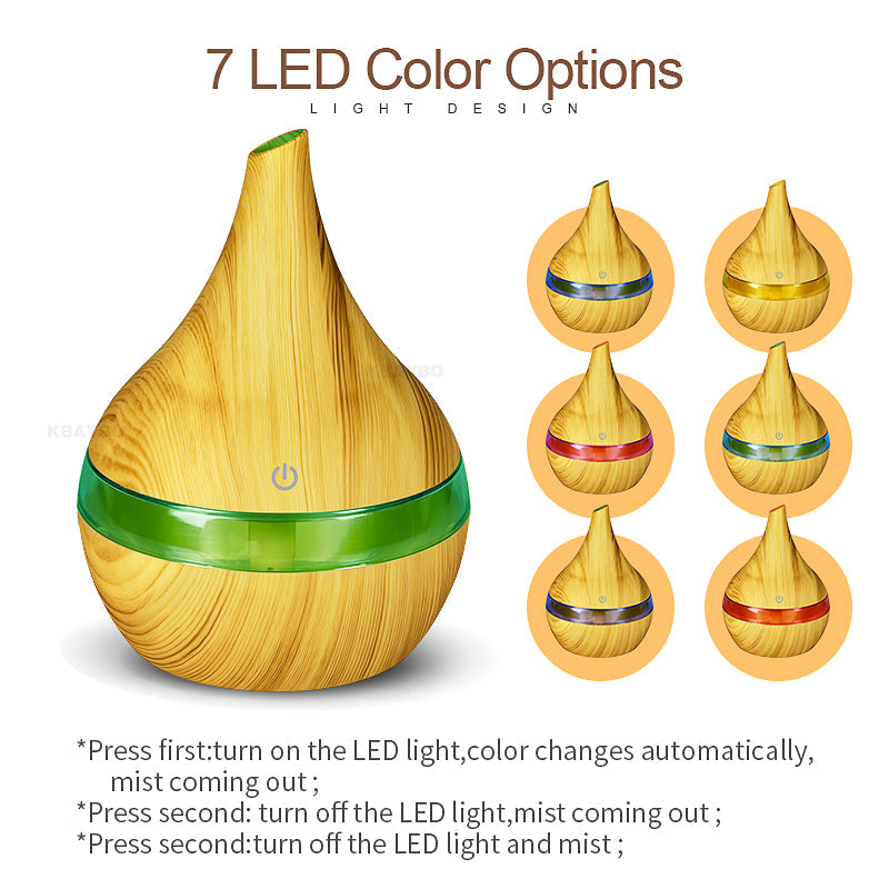 Aromatherapy Humidifier with LED Light - PureMist