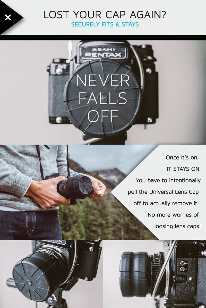 Universal Lens Cap - OptiGuard Premium