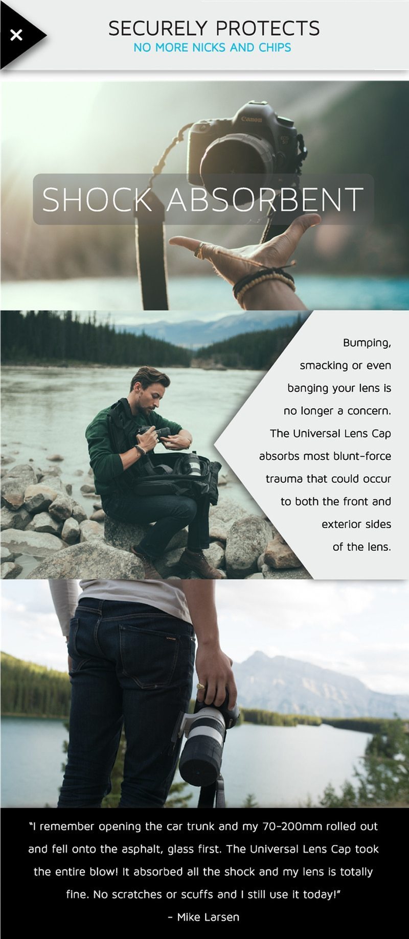 Universal Lens Cap - OptiGuard Premium