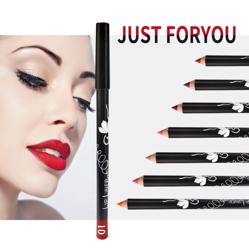 Vibrant Lipliner Pencil Set - LuxeHue