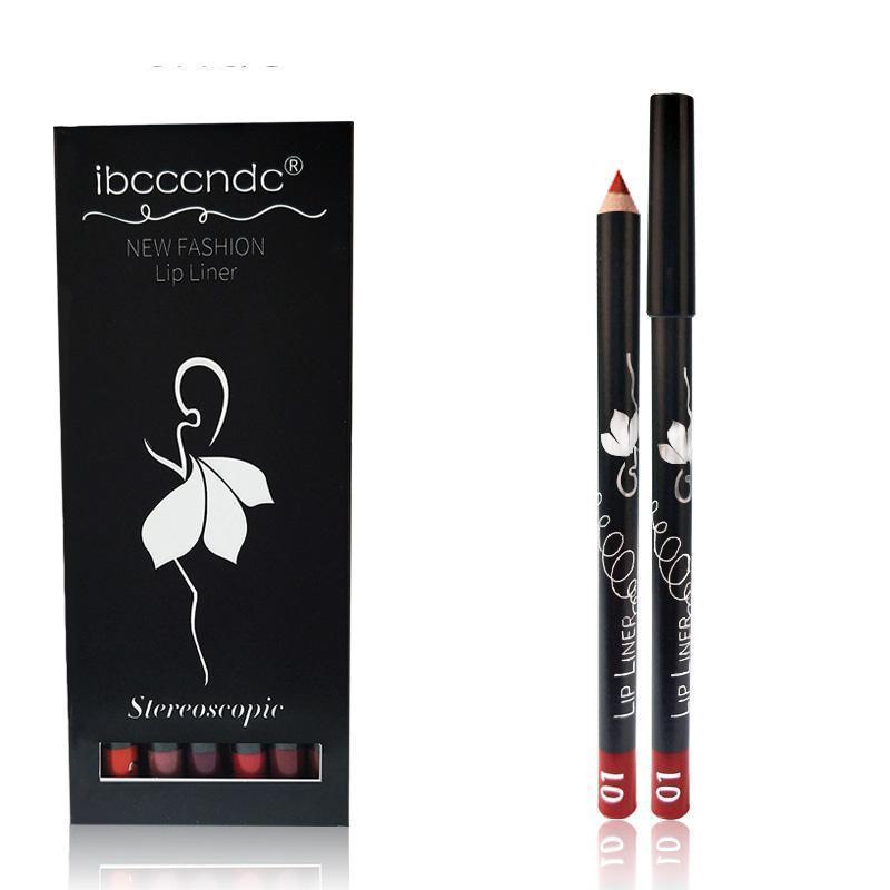 Vibrant Lipliner Pencil Set - LuxeHue