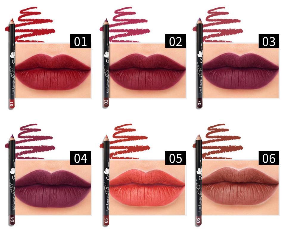 Vibrant Lipliner Pencil Set - LuxeHue