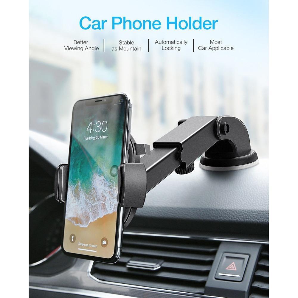 Locking Windshield Phone Mount - ElevateTech