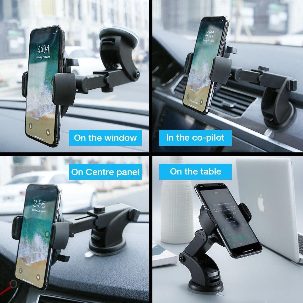 Locking Windshield Phone Mount - ElevateTech