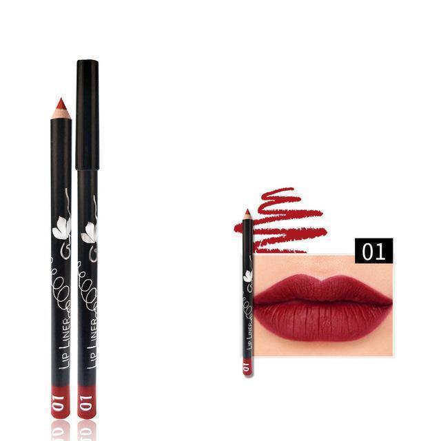 Vibrant Lipliner Pencil Set - LuxeHue