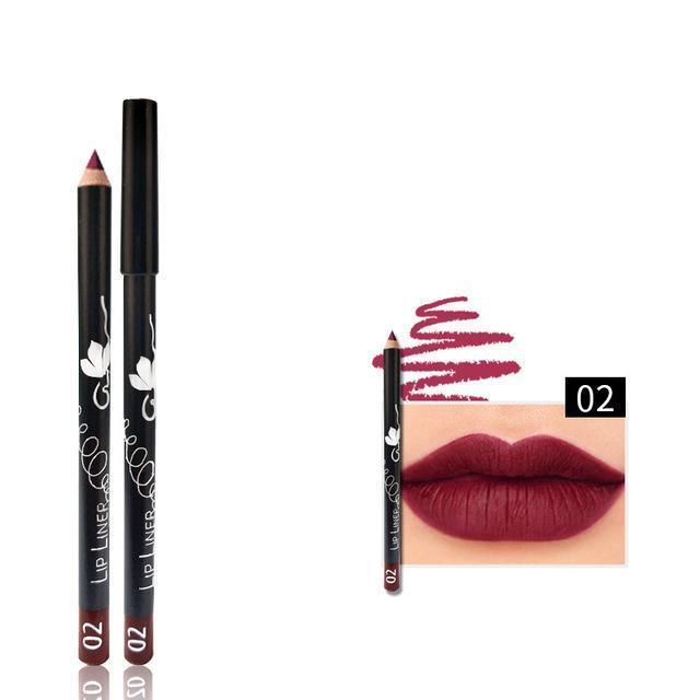 Vibrant Lipliner Pencil Set - LuxeHue
