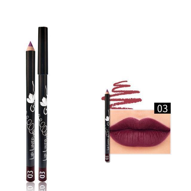 Vibrant Lipliner Pencil Set - LuxeHue