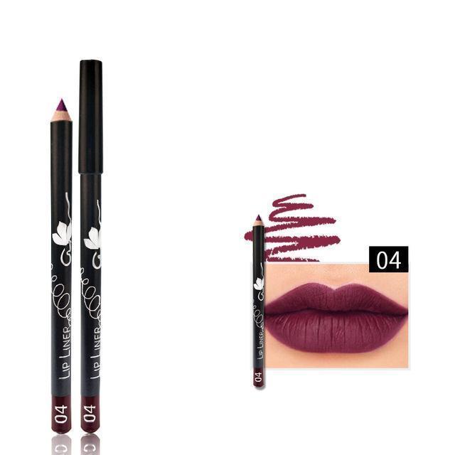 Vibrant Lipliner Pencil Set - LuxeHue