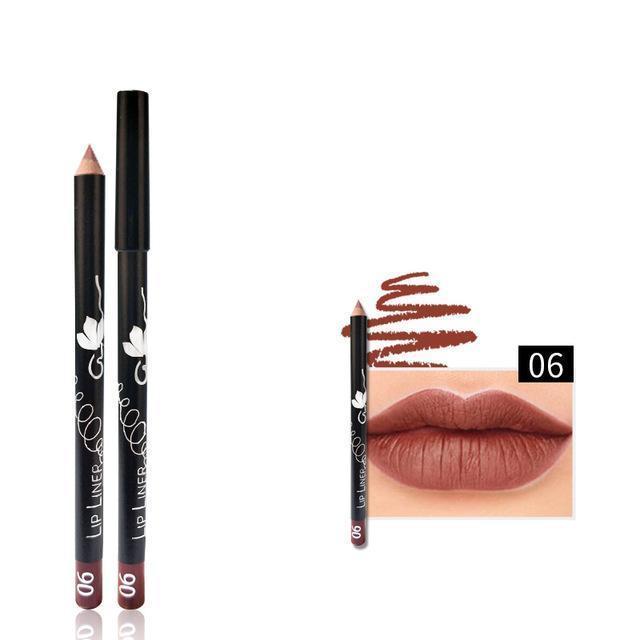 Vibrant Lipliner Pencil Set - LuxeHue