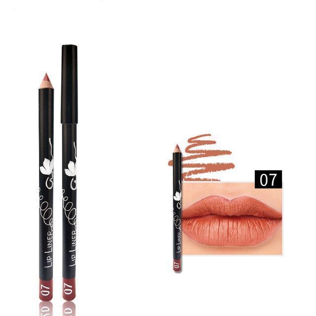Vibrant Lipliner Pencil Set - LuxeHue