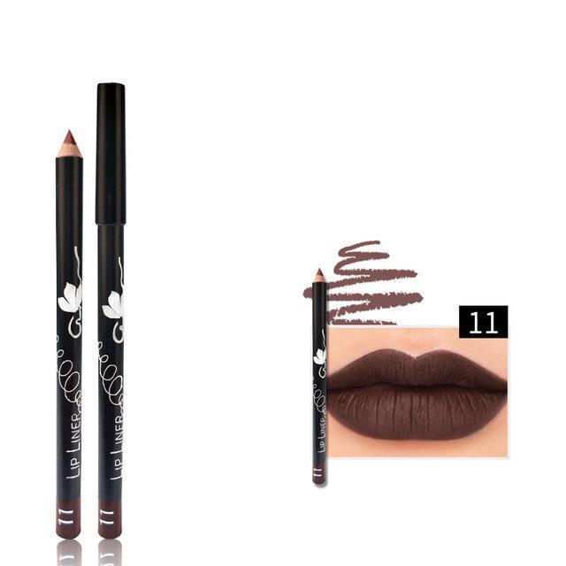 Vibrant Lipliner Pencil Set - LuxeHue