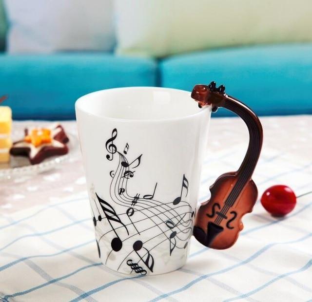 Guitar Lover's Ceramic Mug - Melodic Mugs