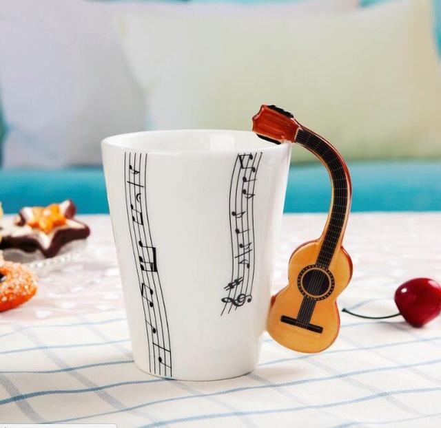 Guitar Lover's Ceramic Mug - Melodic Mugs