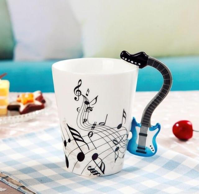 Guitar Lover's Ceramic Mug - Melodic Mugs