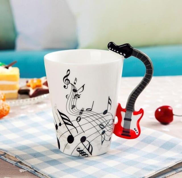 Guitar Lover's Ceramic Mug - Melodic Mugs