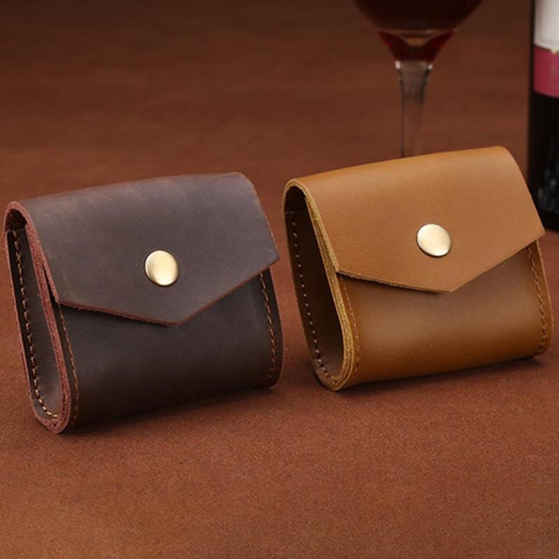 Leather Earphone Bag Case - LuxeSound Essentials