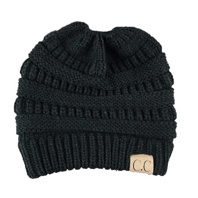 Ponytail-Friendly Soft Knit Beanie - Luxe Threads