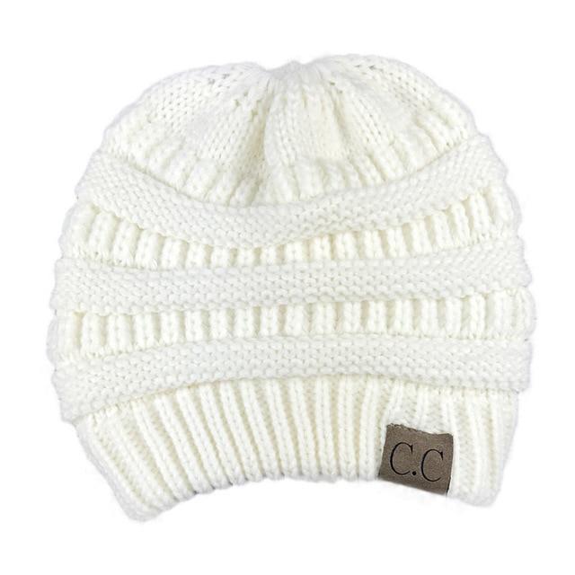 Ponytail-Friendly Soft Knit Beanie - Luxe Threads
