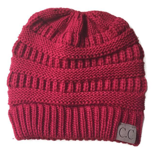 Ponytail-Friendly Soft Knit Beanie - Luxe Threads