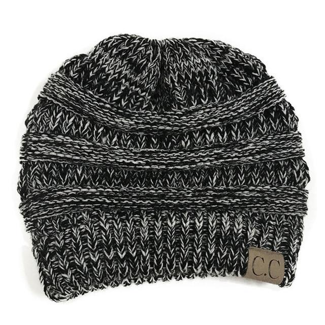 Ponytail-Friendly Soft Knit Beanie - Luxe Threads
