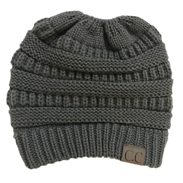 Ponytail-Friendly Soft Knit Beanie - Luxe Threads