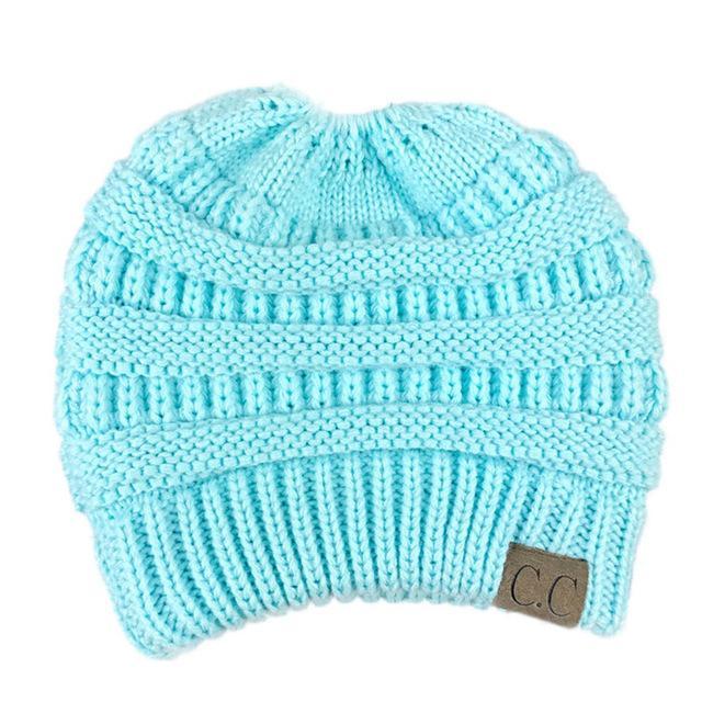 Ponytail-Friendly Soft Knit Beanie - Luxe Threads