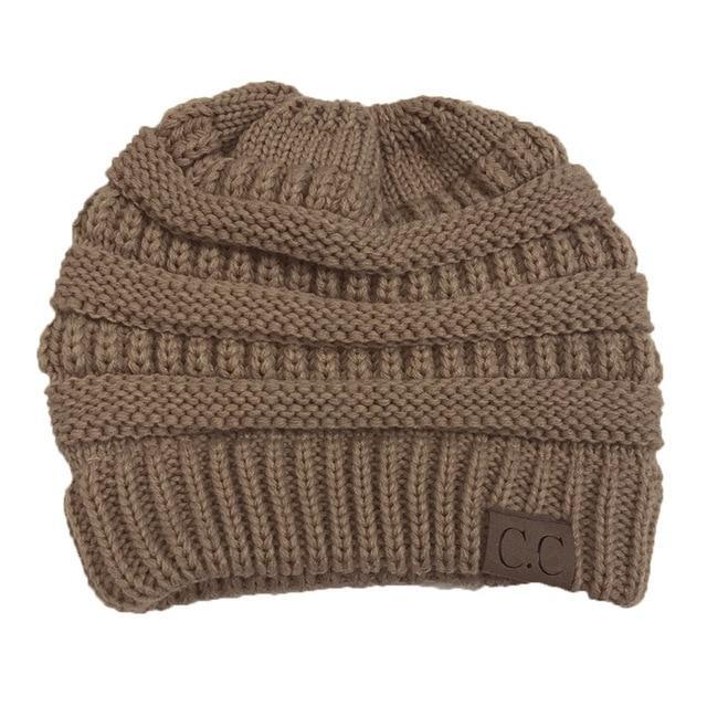 Ponytail-Friendly Soft Knit Beanie - Luxe Threads