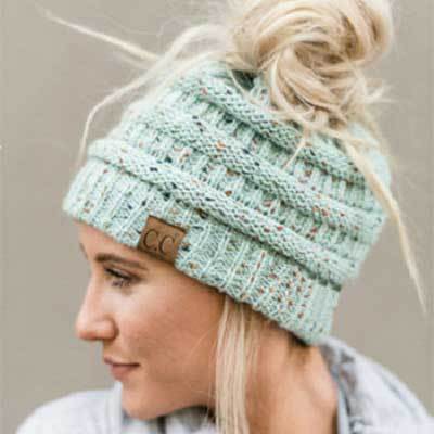 Ponytail-Friendly Soft Knit Beanie - Luxe Threads