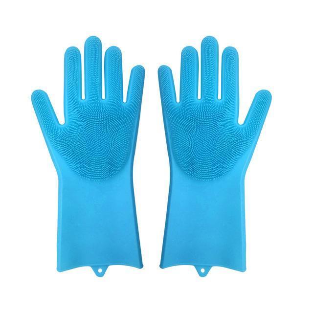 Silicone Scrubber Gloves - LuxeClean Essentials