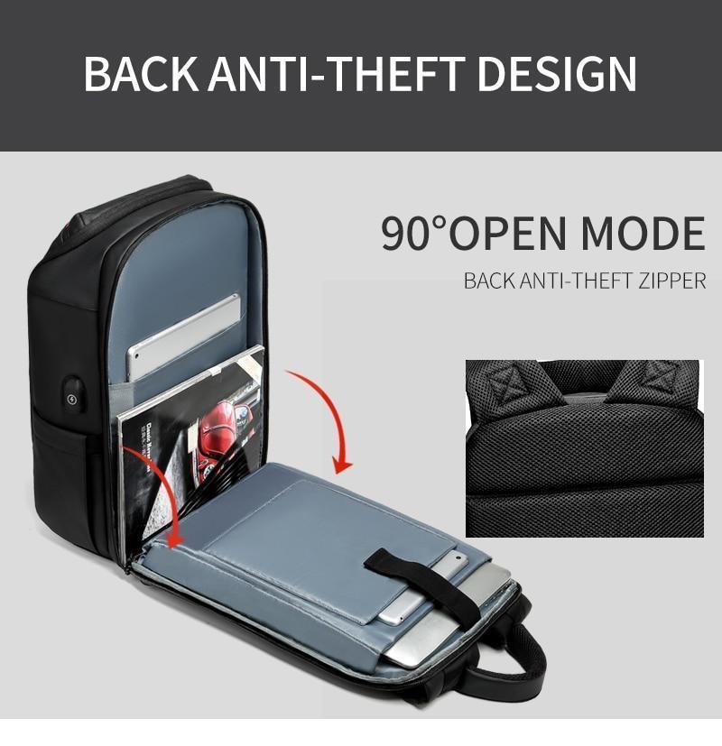 Travel Backpack with USB Charging Port - LuxeGear