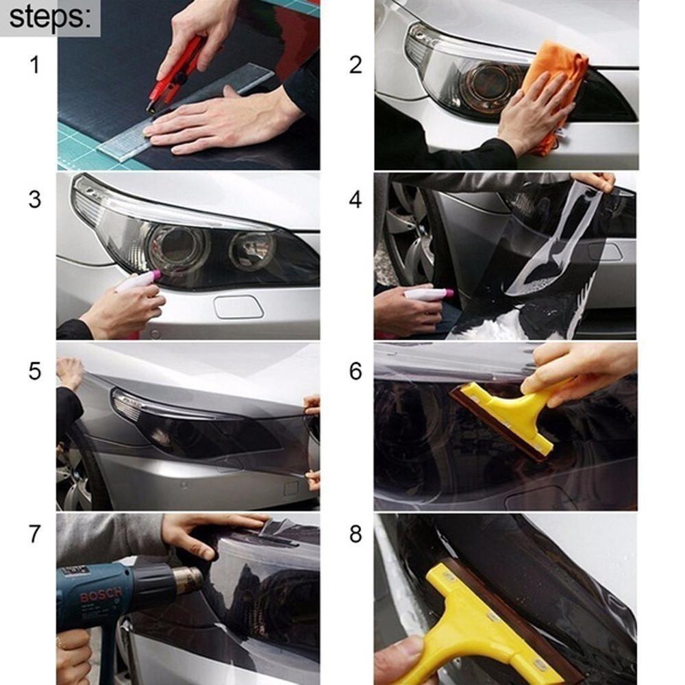 Car Headlight Film - LuminaShield