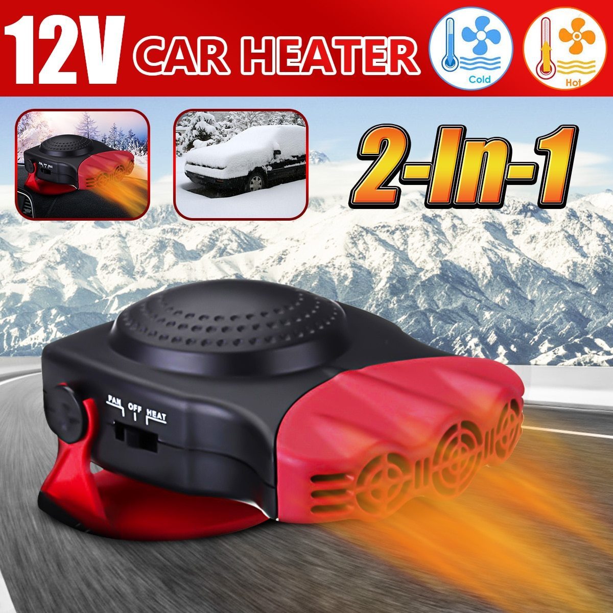 Windshield Defroster - ClearView Essentials