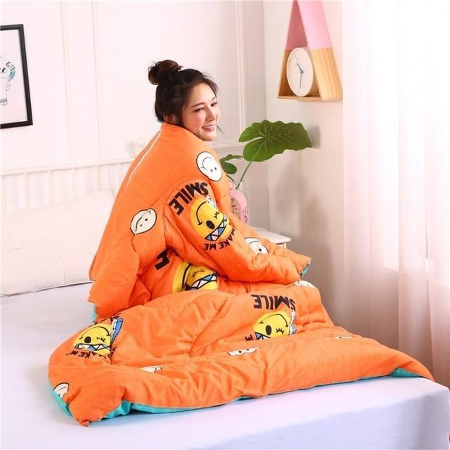 Cozy Winter Quilt with Sleeves - LuxeNest