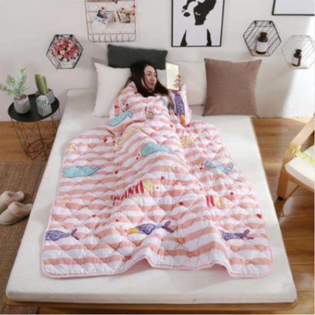 Cozy Winter Quilt with Sleeves - LuxeNest