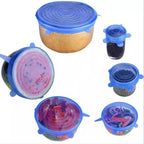 Stretchable Silicone Lids Set of 6 - EcoFlex Solutions