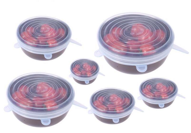 Stretchable Silicone Lids Set of 6 - EcoFlex Solutions