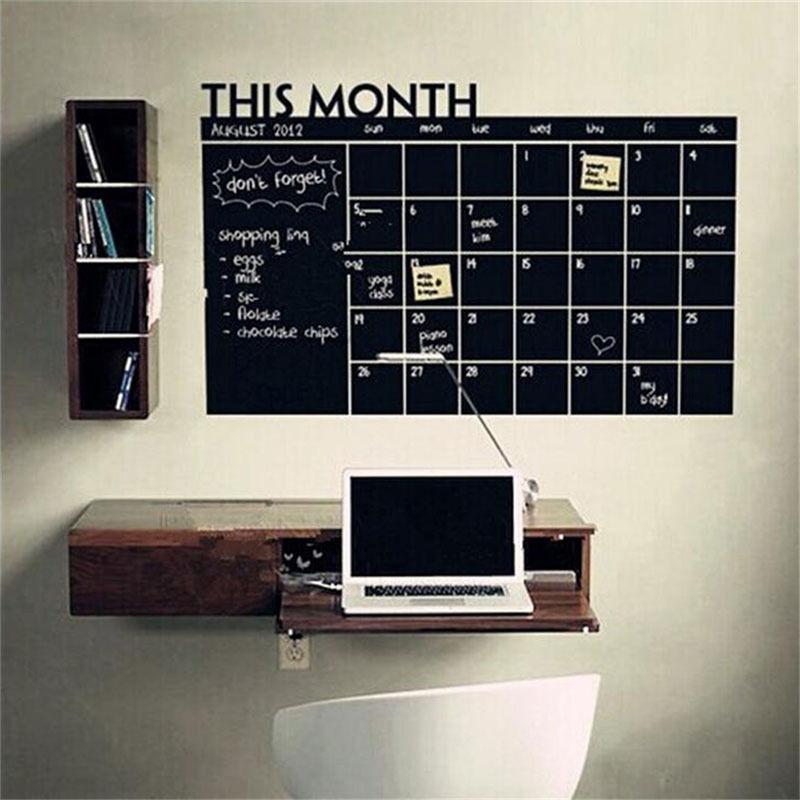 Chalkboard Schedule Wall Sticker - Luxe Home Decor