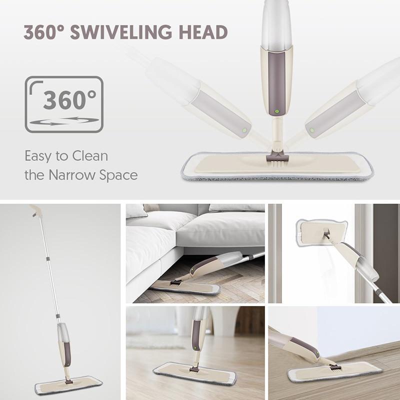 Magic Spray Mop for Wooden Floors - PureClean Essentials